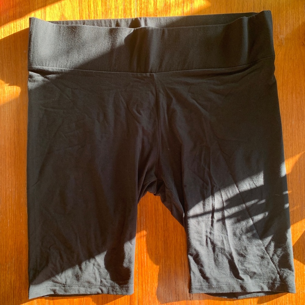 COS Black Bike Shorts